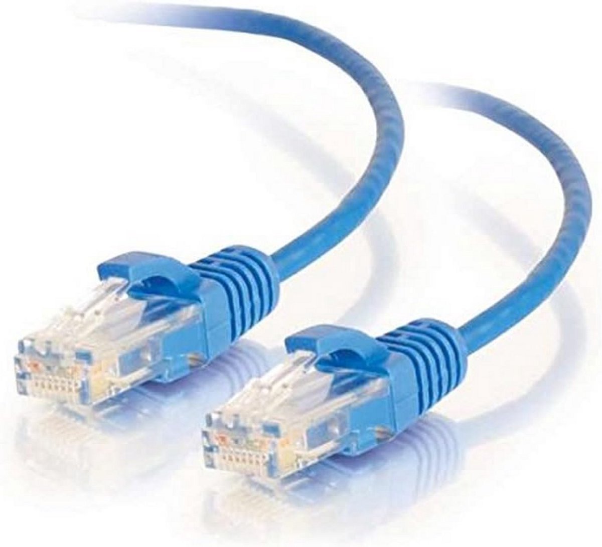 Slanke Blauwe Cat6 Ethernet Kabel 1,5 voet - Snagless UTP Netwerkkabel