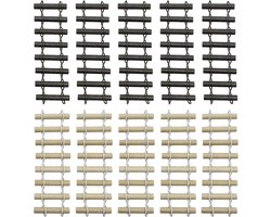 Miniature Fairy Garden Accessories - Fairy Garden Fence - Fairy Garden Supplies - Fairy Garden Kits voor Landschap Decor - Dollhouse Decor - Bonsai Ornament (Coffee and Wood)