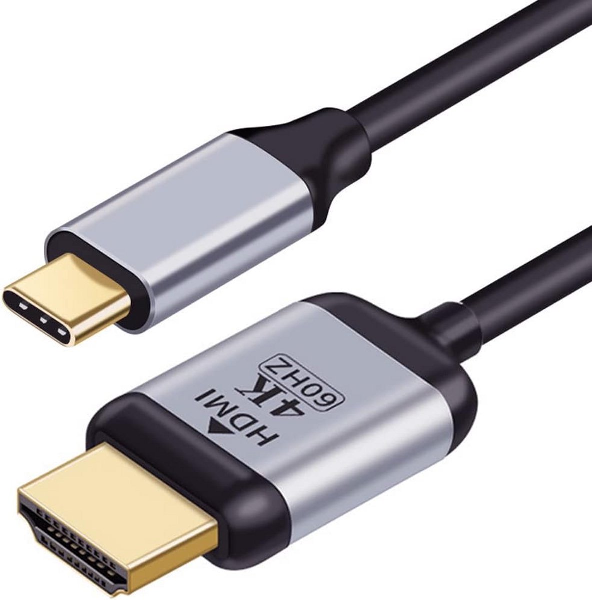 USB-C naar HDMI Adapter 4K@60Hz Kabel voor Laptop en Monitor
