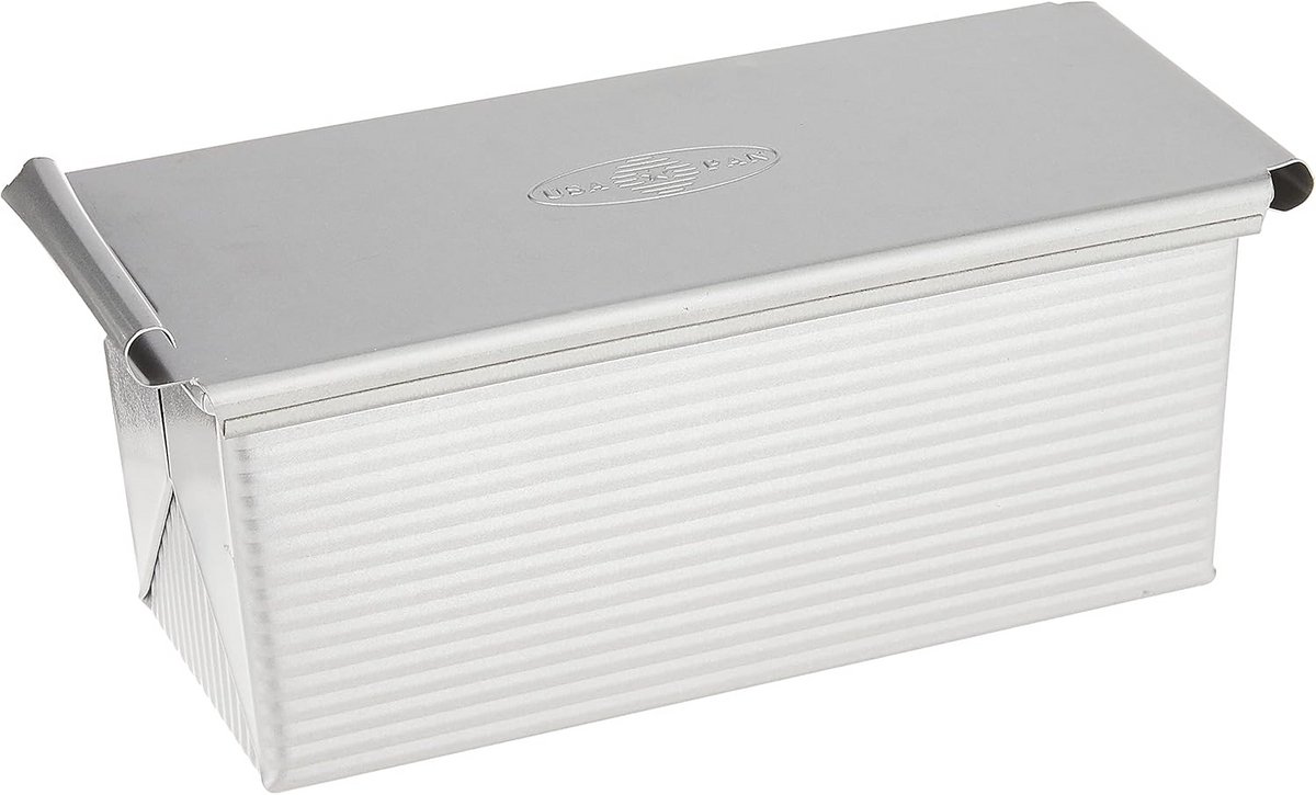 Broodvorm met Deksel voor Blokbrood - 9 x 4 Inch Gealuminiseerd Staal