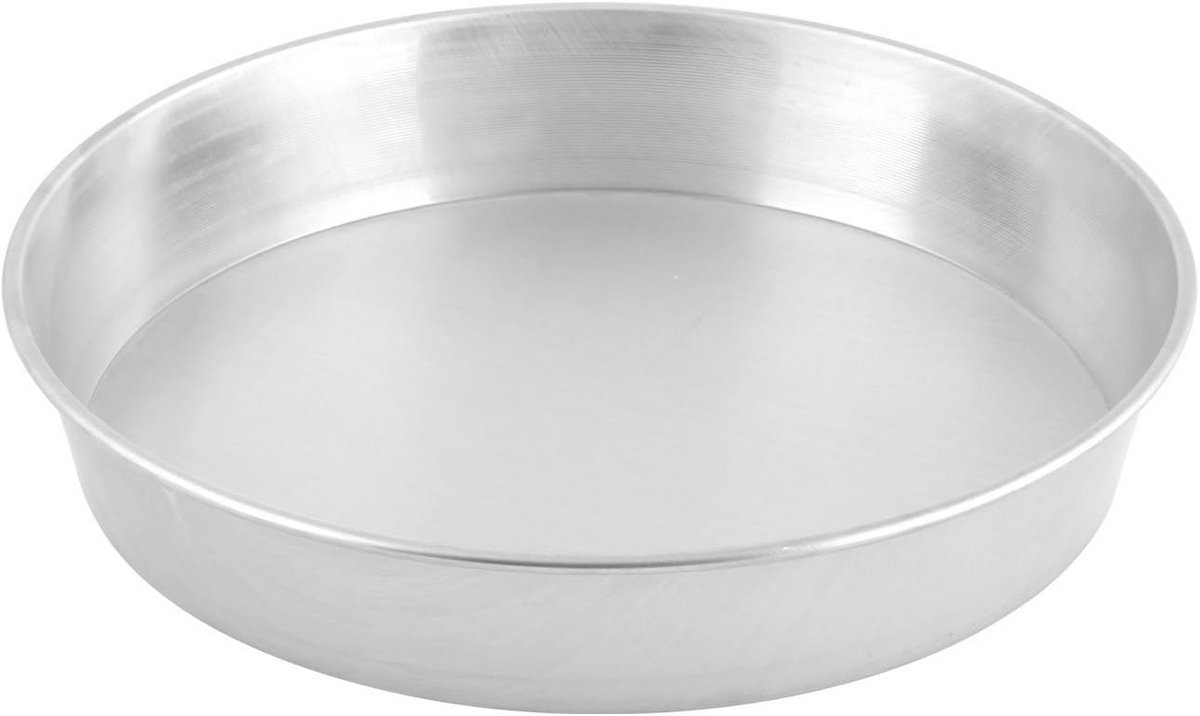 Vierkante Taartvorm Aluminium Grijs 30x30x6 cm - Ovenbestendige Bakvorm