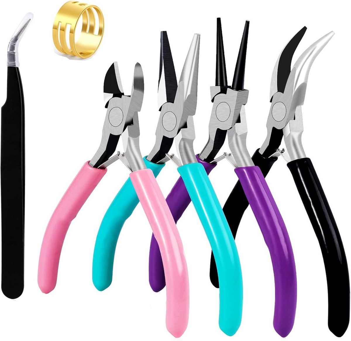 Set van 6 Sieradentangen voor Sieraden Maken en Reparatie