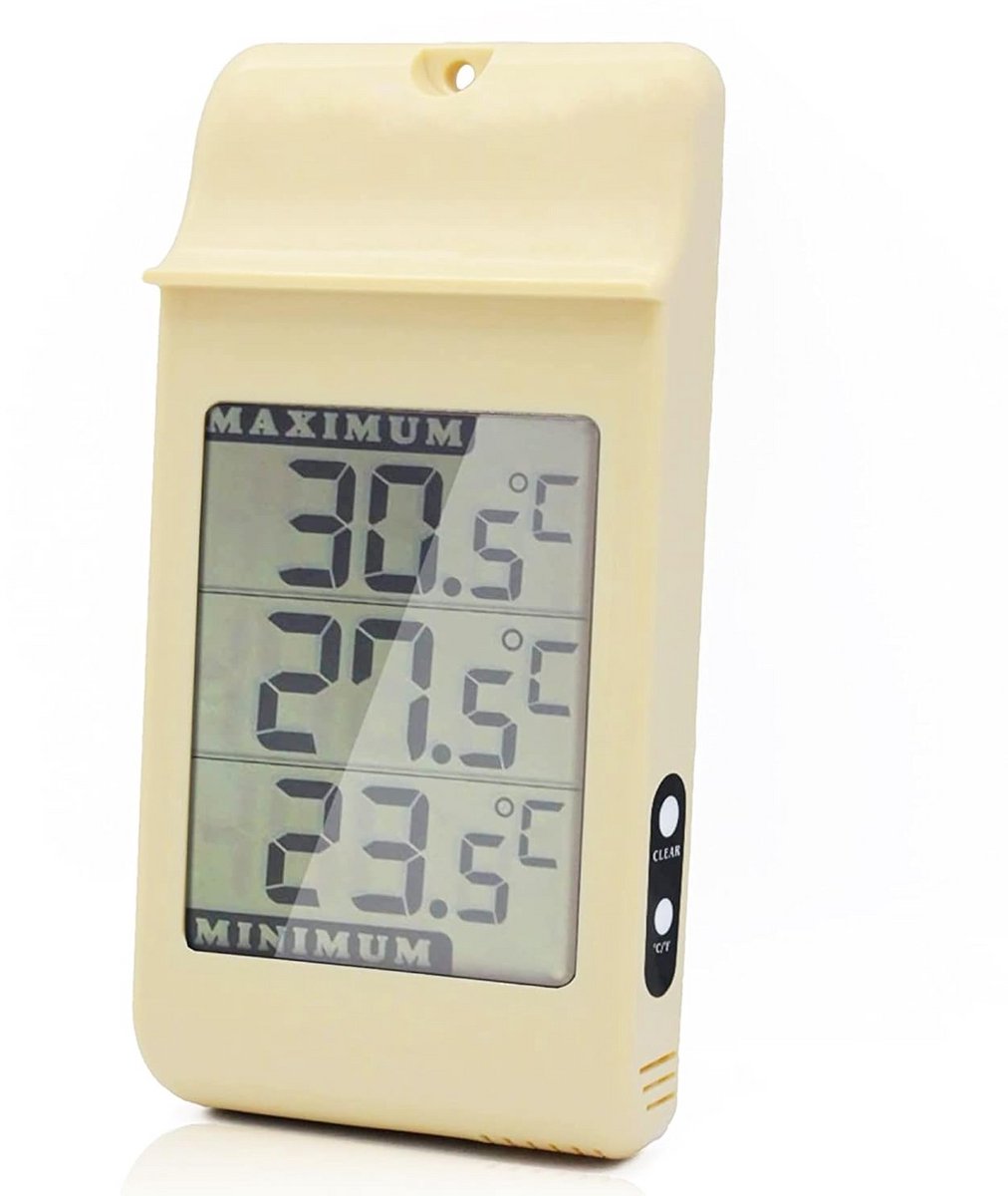Digitale Buitenthermometer - Waterdicht met Geheugen voor Min\/Max,