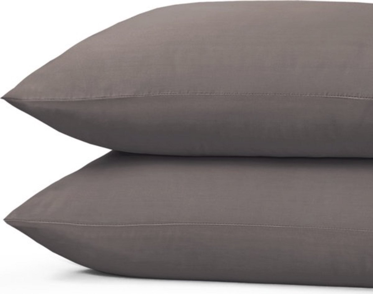 Cozy Covers 100% Katoen - Kussenslopen - Set van 2 - 60x70 cm - Beige