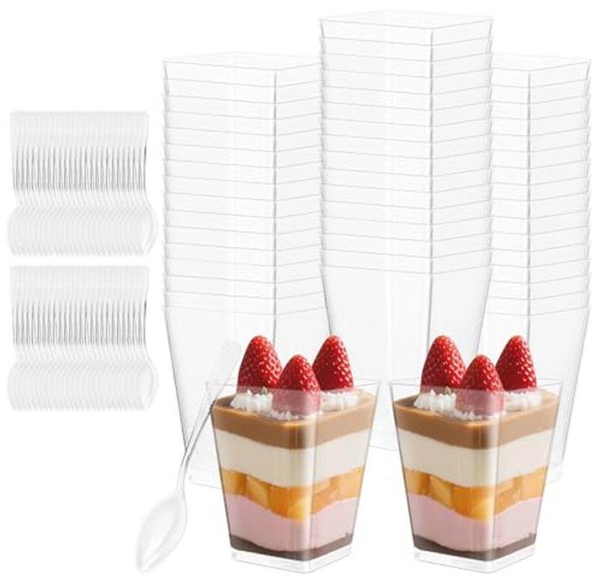 Verving voor Dessertkopjes, Set van 50 Stuks