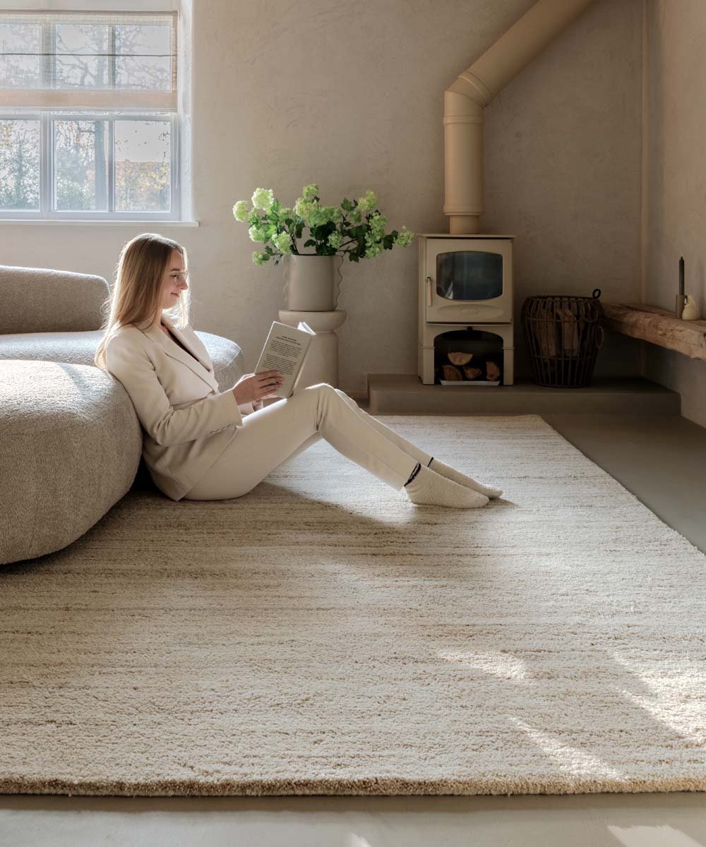Berber vloerkleed - Nomad beige 200x300 cm