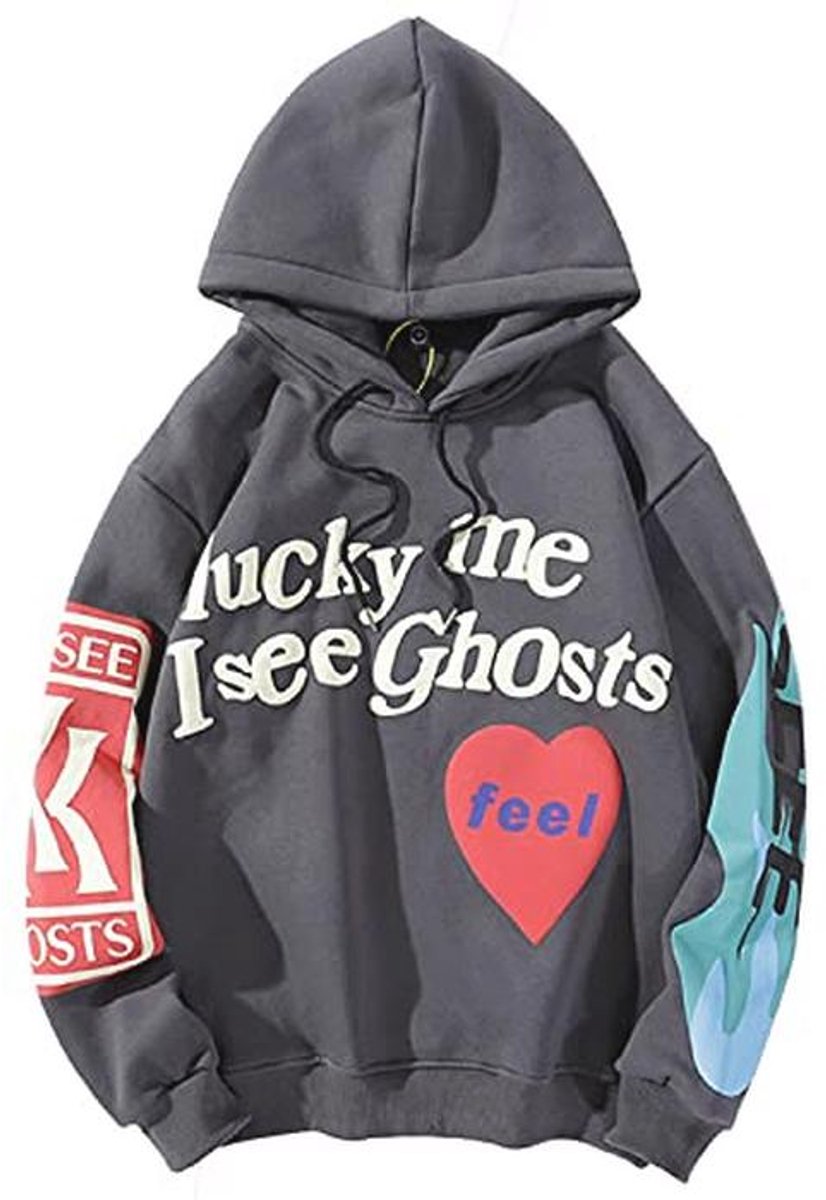 Hip Hop Hoodie met Capuchon en Ronde Hals - Street Style