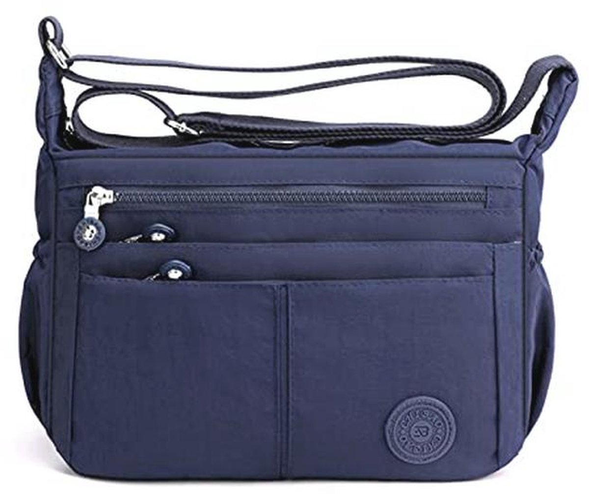 Casual schoudertas voor dames - Lichte, waterdichte nylon crossbody tas voor reizen en dagelijks gebruik