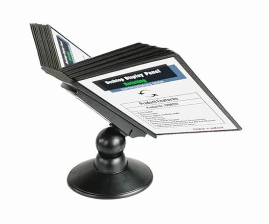 Table Stand avec 30 Panneaux pour Documents A4 - Rotation 360 Degrés et ...