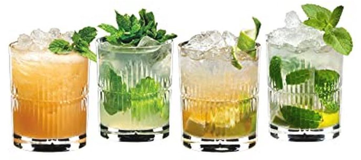 Mixset voor Cocktails - Rum Glazen Set voor Thuis Mixen