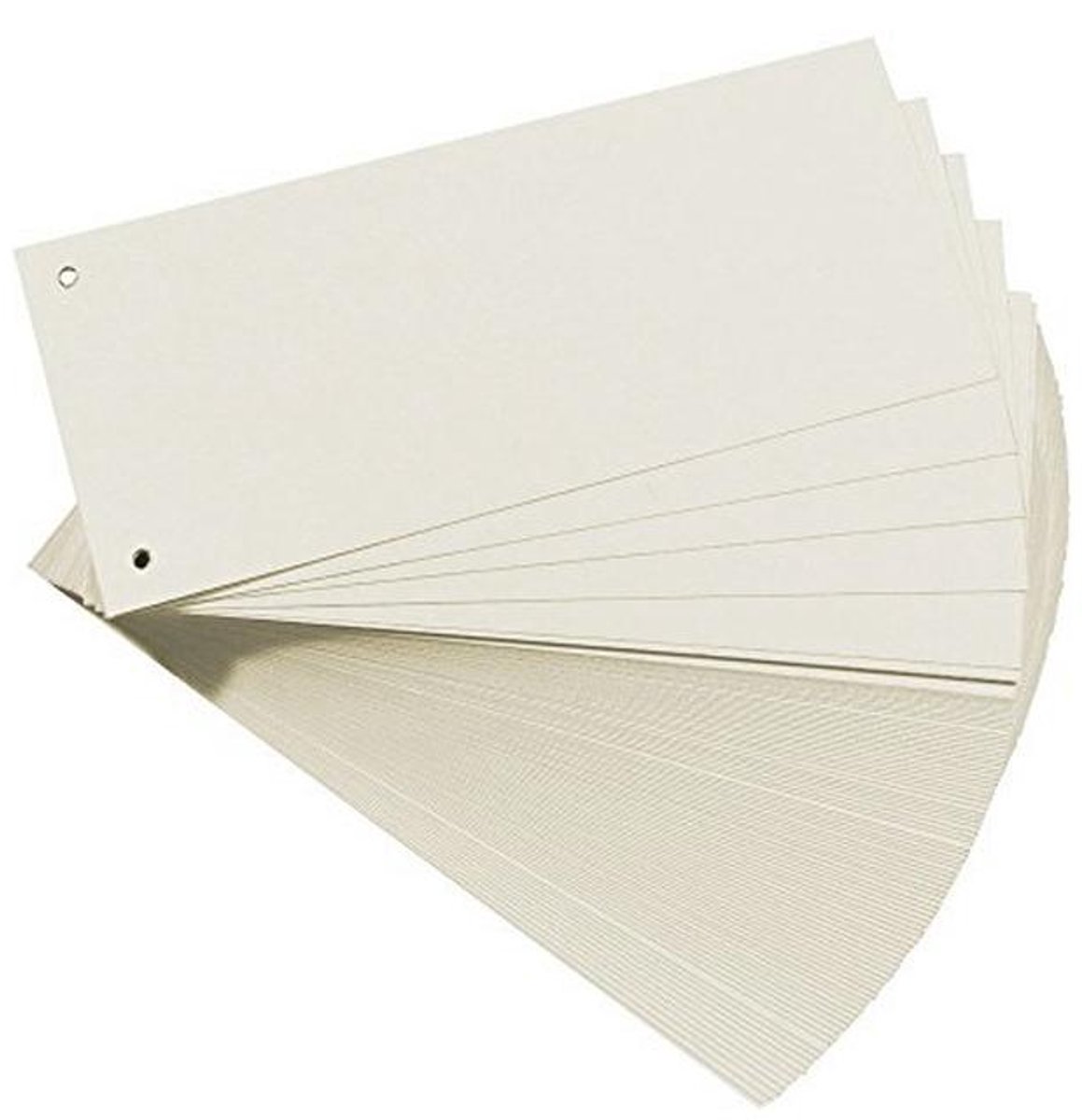 Witte scheidingsstroken 100 stuks