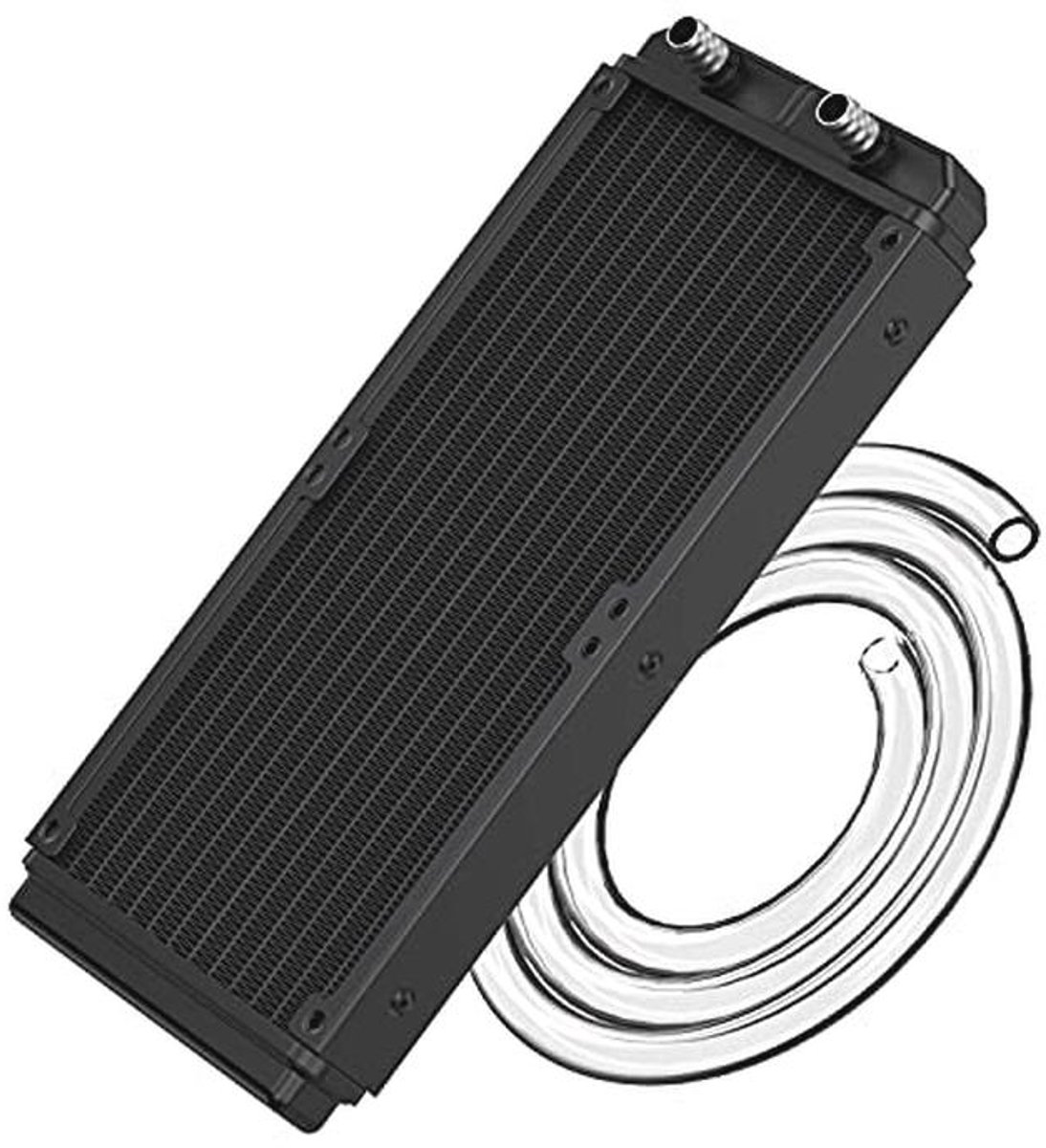 Aluminium Waterkoeler voor PC CPU - 12-buiss Warmtewisselaar voor Efficiënte Koeling