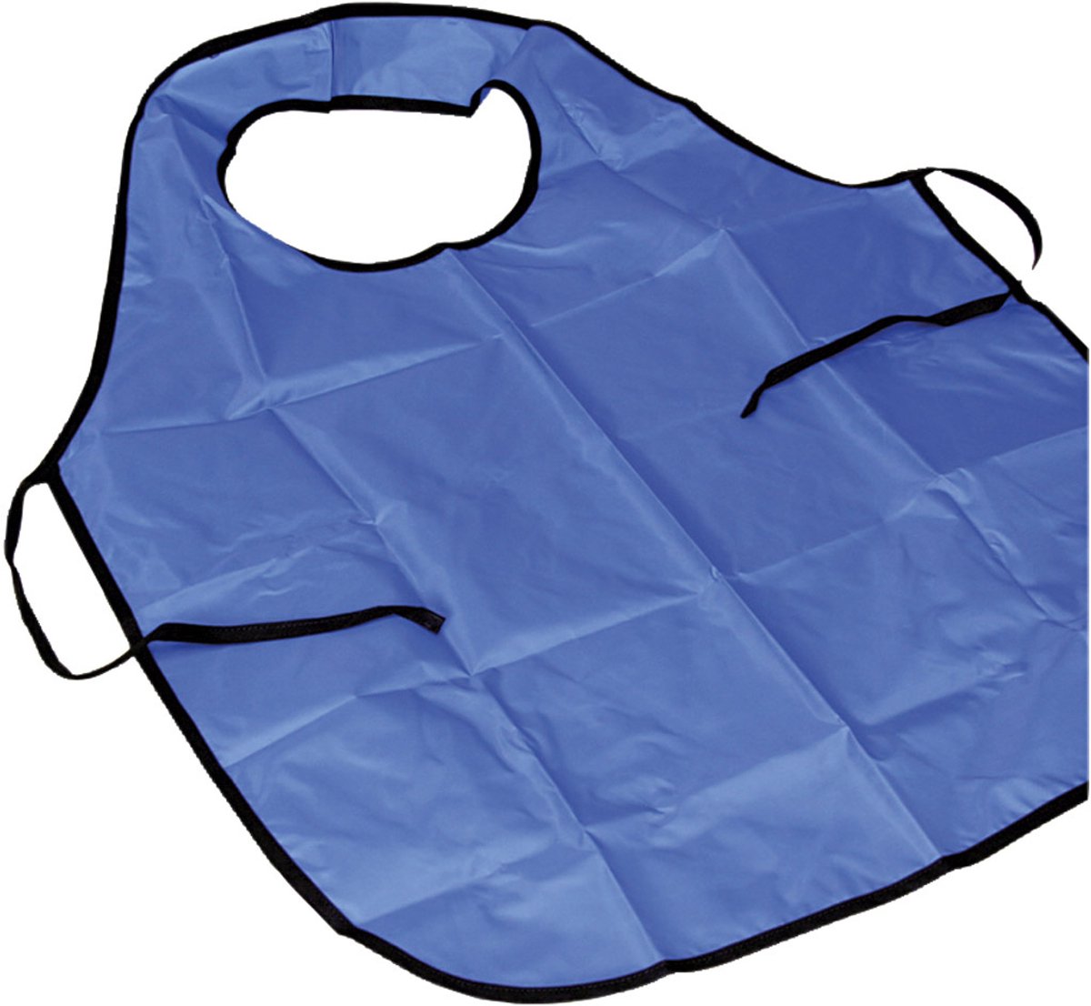 Schilderschort met neklus, blauw, L: 100 cm, afm M-XL cm, 1 stuk/ 1 doos