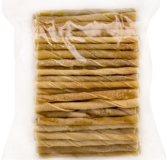 Landman Kauwstaaf Gedraaid (100st) - 7/8mm - Hondensnacks - Hondensnoepjes - Kauwsnacks - Kauwstaaf Hond