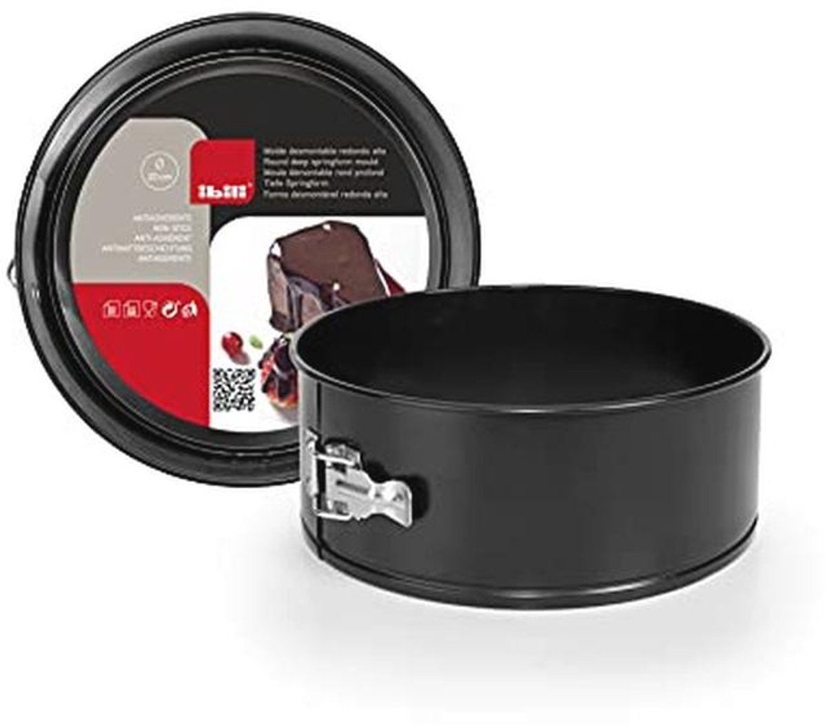 Springvorm Hoog met Antiaanbaklaag - 26 cm