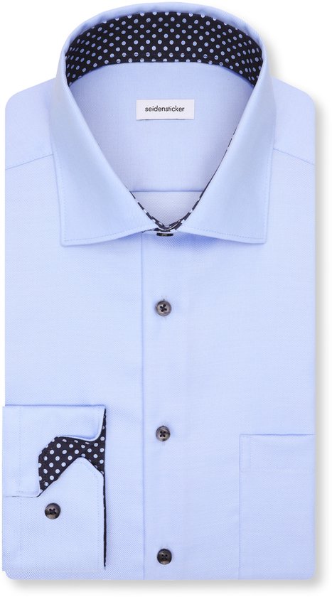 Chemise d'affaires Seidensticker Regular bleu clair