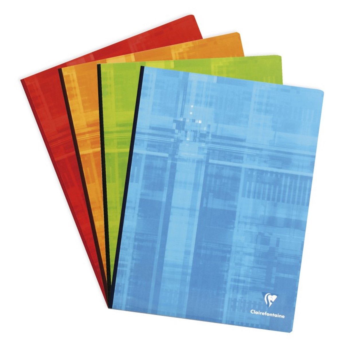 Gebonden Clairefontaine notitieboek, 240 x 320 mm, 192 pagina's, geruit 5x5