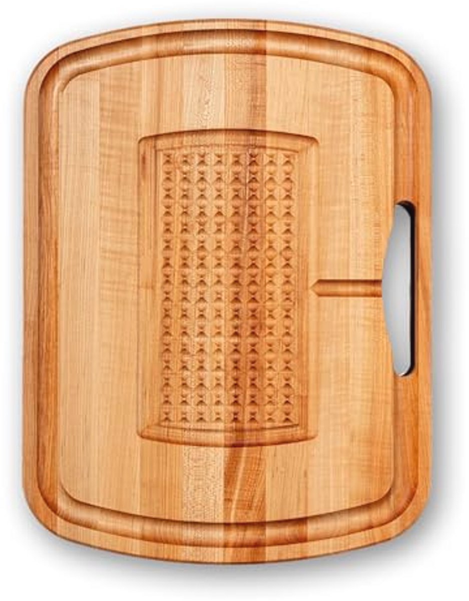 Snijplank met Druppelbak van Harde Esdoorn - 61 x 45 x 6 cm