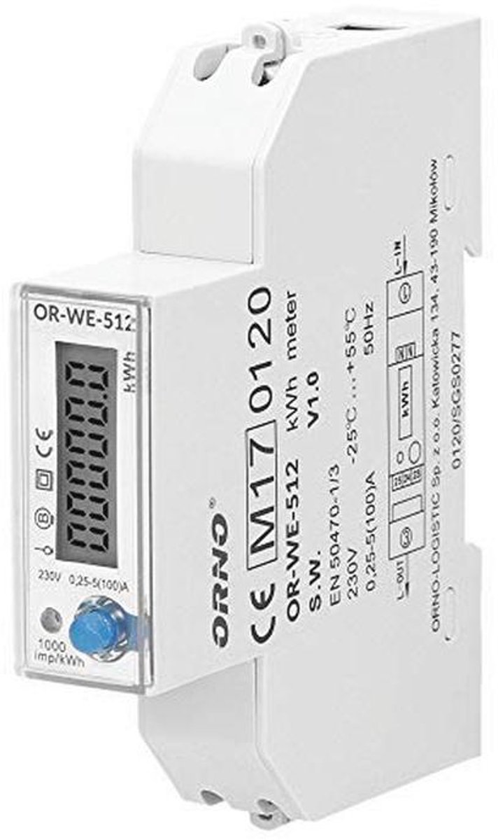 LCD Digitale Ac Meter - 1 Fase Stroomverbruik Meter voor 100A