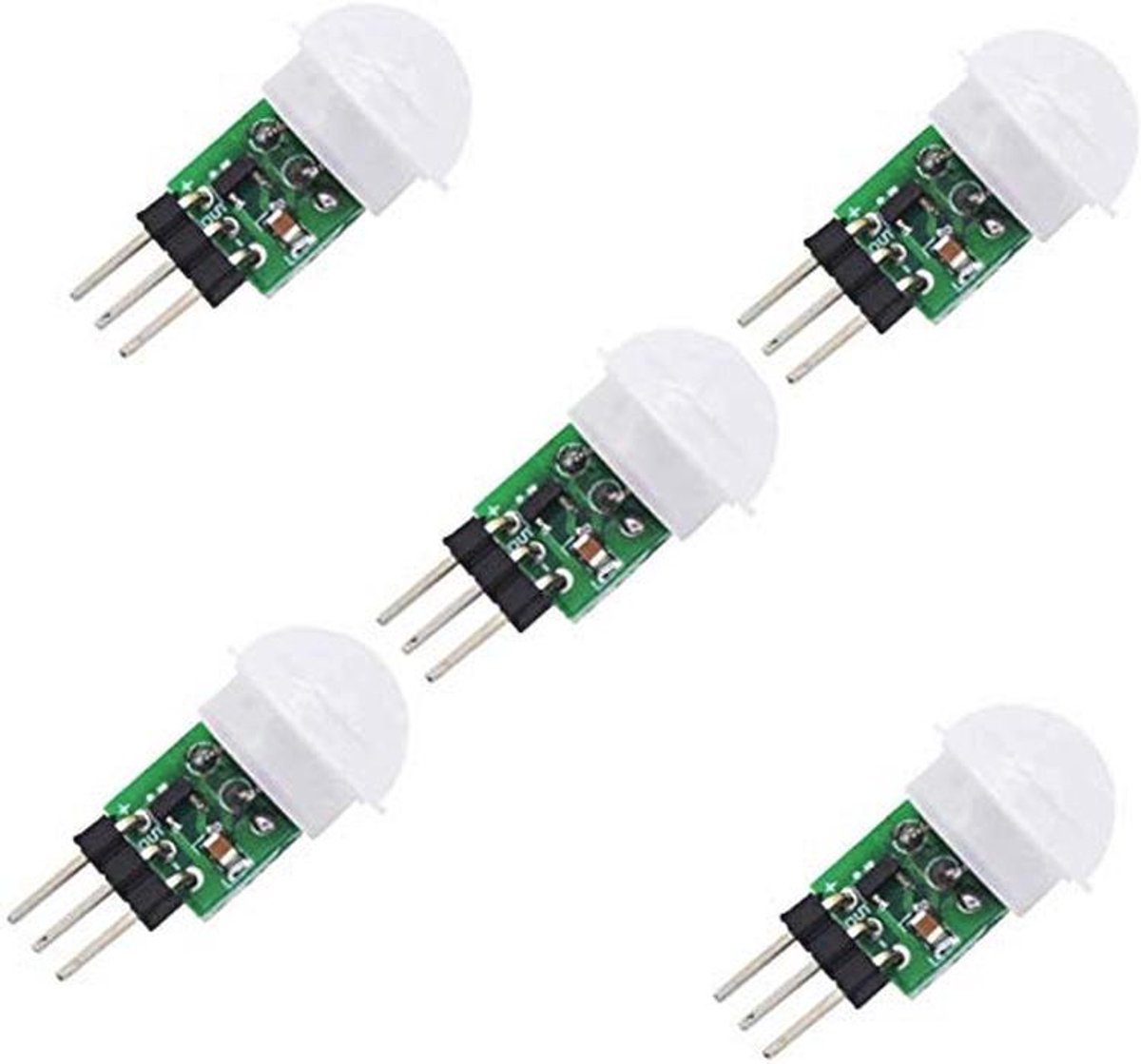 5 Stuks PIR Bewegingssensor Detectormodules voor Infrarood