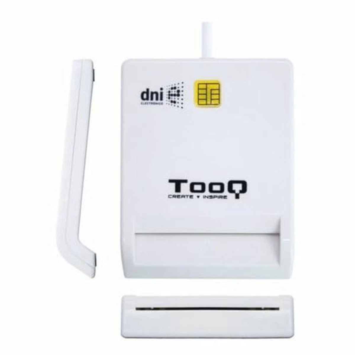 Externe elektronische ID- en smartcardlezer USB 2.0 - Wit, 480 Mbps