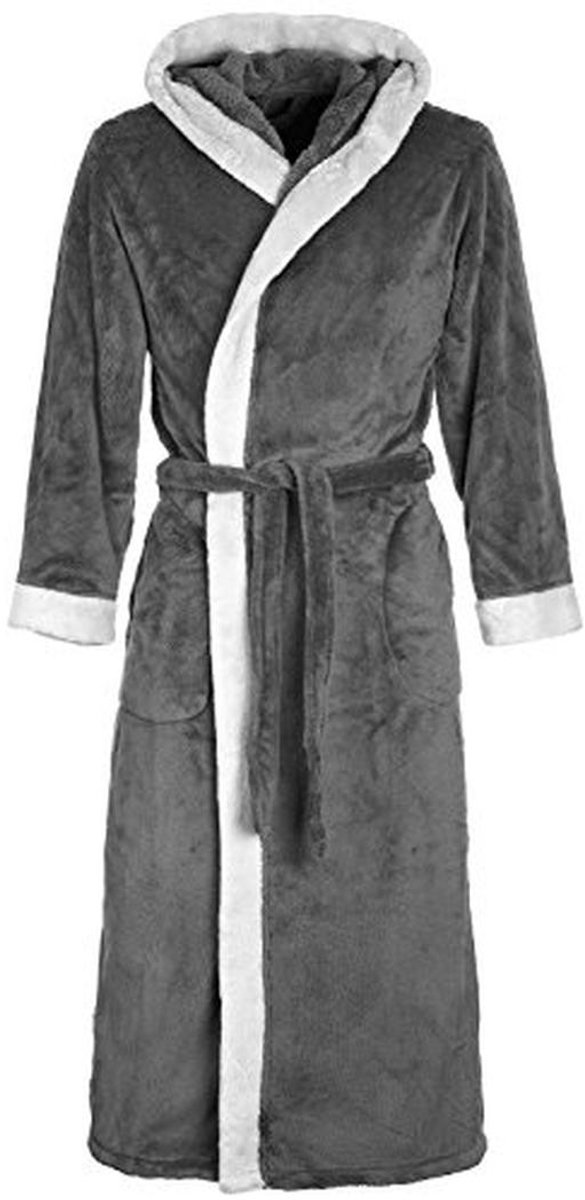Unisex Prato Badjas met Capuchon - Luxe Microvezel Ochtendjas voor Dames en Herren - Verkrijgbaar in Maten XXS - 5XL en Diverse Kleuren