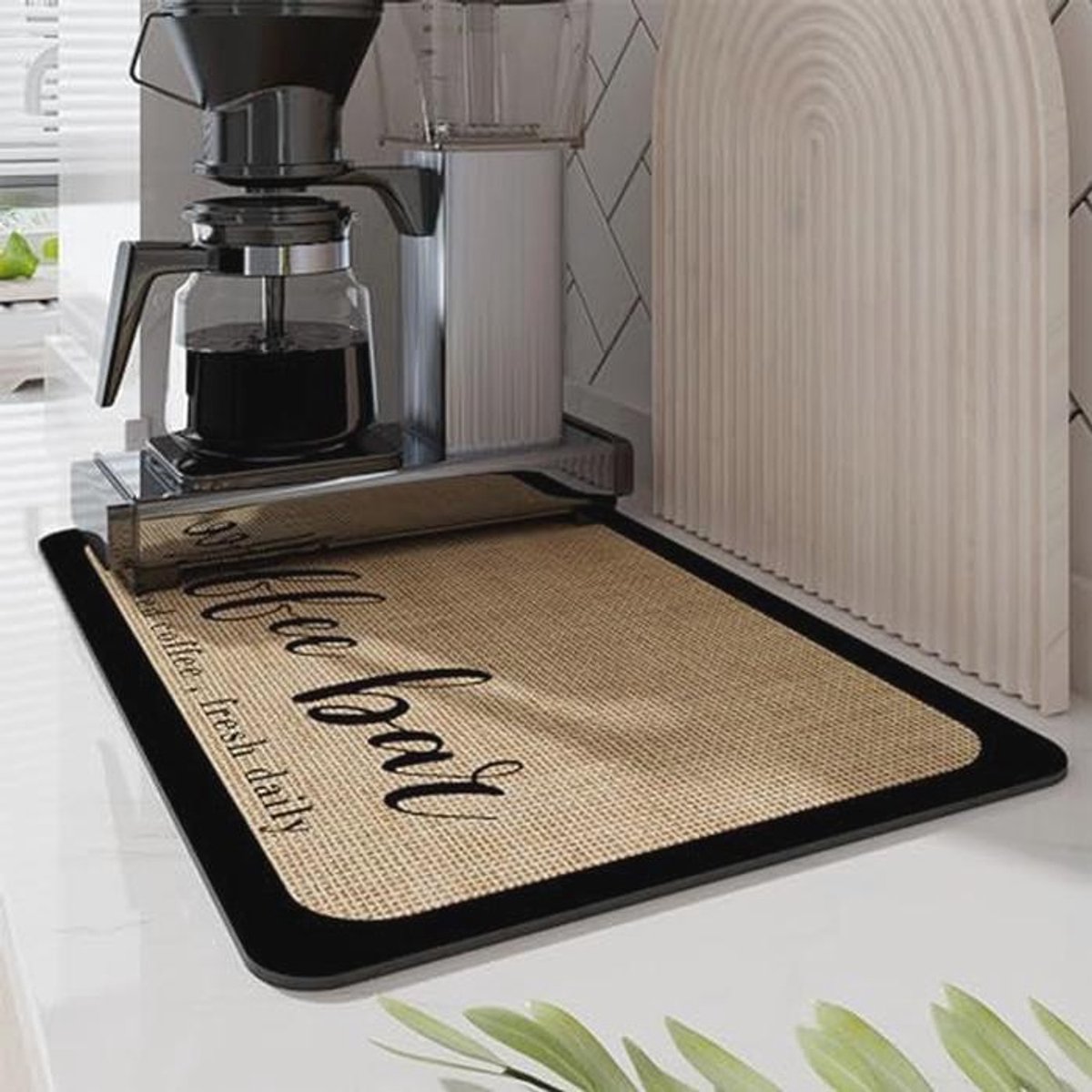 Afdruipmat voor Koffiezetapparaat - Sneldrogende en Absorberende Droogmat 60 x 40 cm