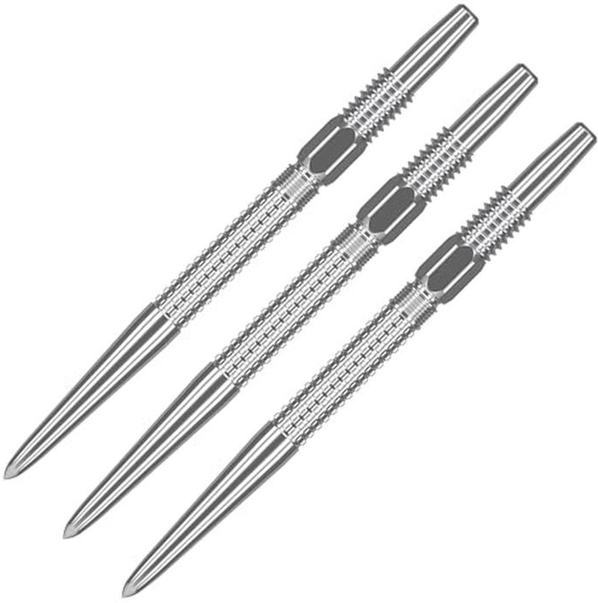 Dartpunten 26mm Zilver voor Swiss Darts