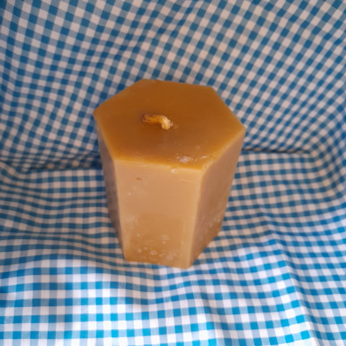 Bijenwas kaars, Hexagon klein