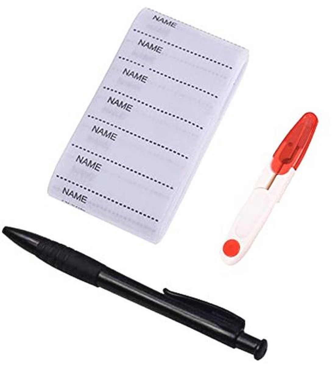 Wasbare Naamstickers voor Kleding - 200 Stuks - Strijketiketten en Labelstickers