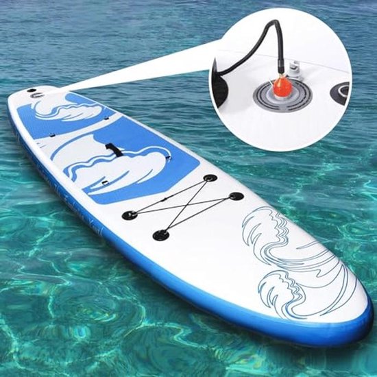 SUP-pompadapter voor compressor met 5 verschillende mondstukken - Ideaal voor opblaasbare boten en paddleboards van Merkloos — afbeelding 4