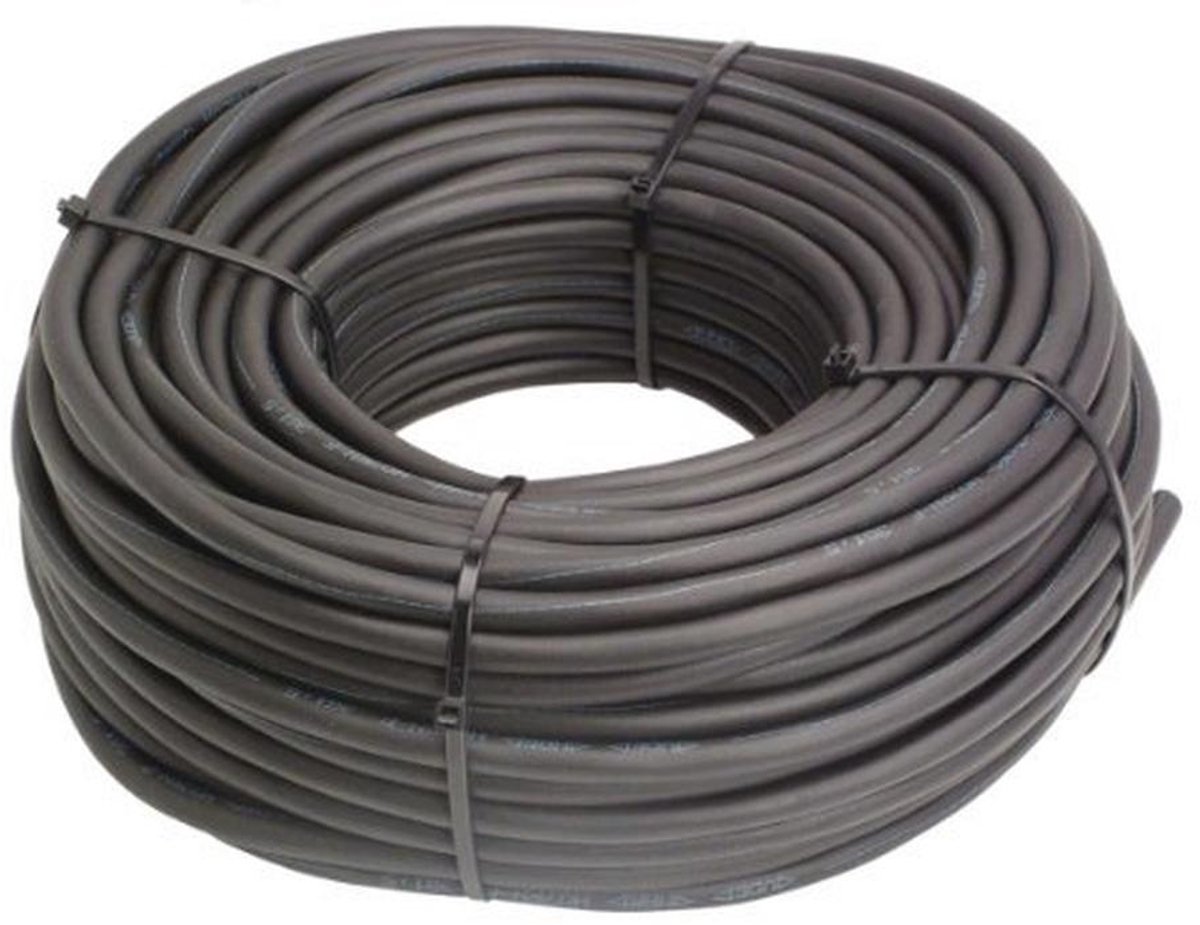 Kabel 50m H07RN-F 5G1,5 zwart voor professioneel gebruik en bouwplaats