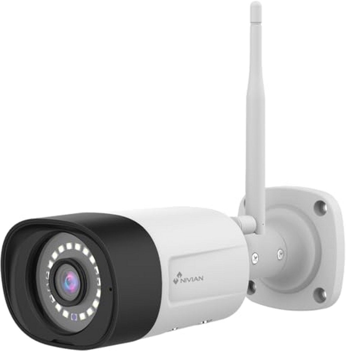 2K WLAN-6 Beveiligingscamera voor Buiten met Dubbel Nachtzicht en Bidirectionele Audio