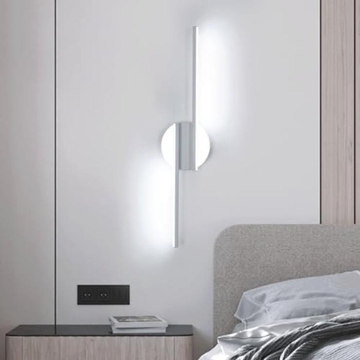 Moderne 22W LED Wandlamp in Wit voor Woonkamer, Slaapkamer en Hal