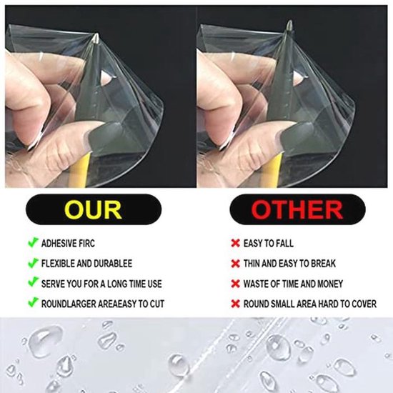 Zelfklevende reparatiepleisters voor zwembaden - 10 stuks PVC patches voor onderwater reparatie — afbeelding 2
