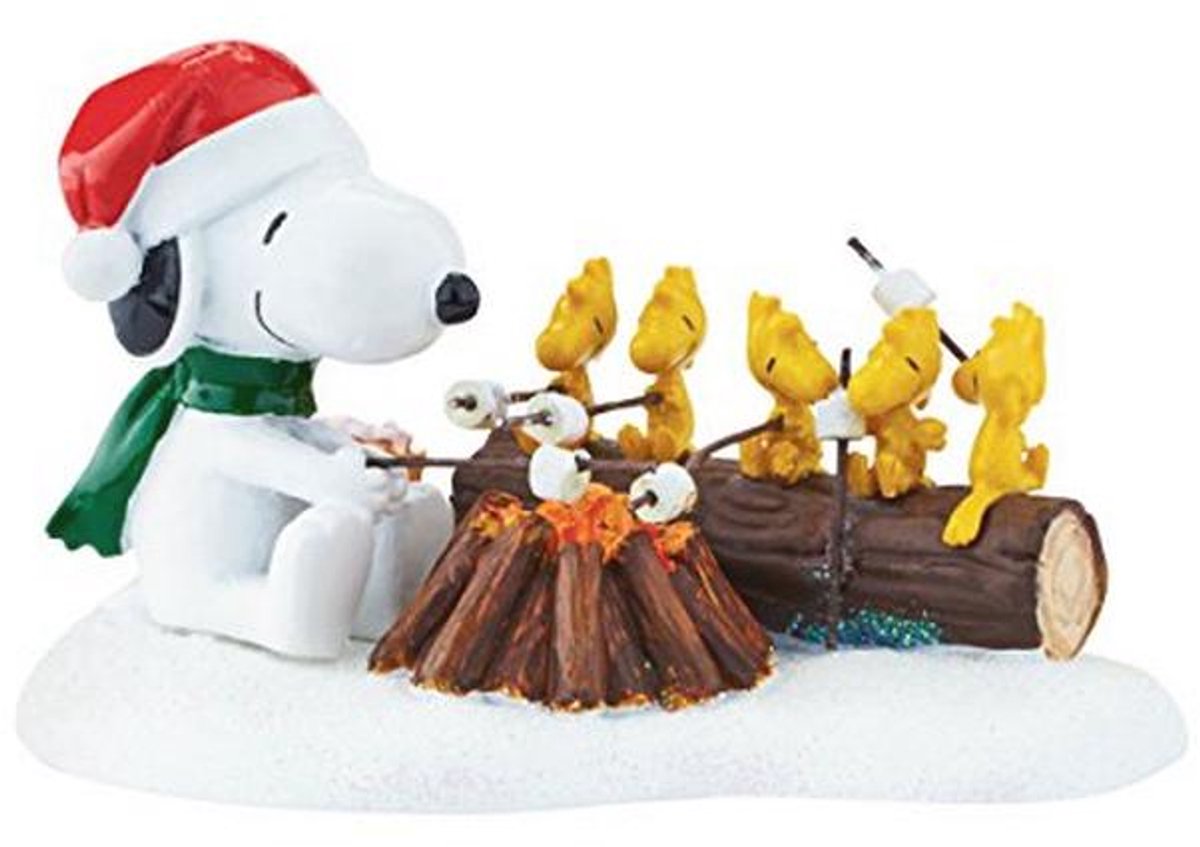 Kampvuur Buddies Beeldjes uit Peanuts Dorp