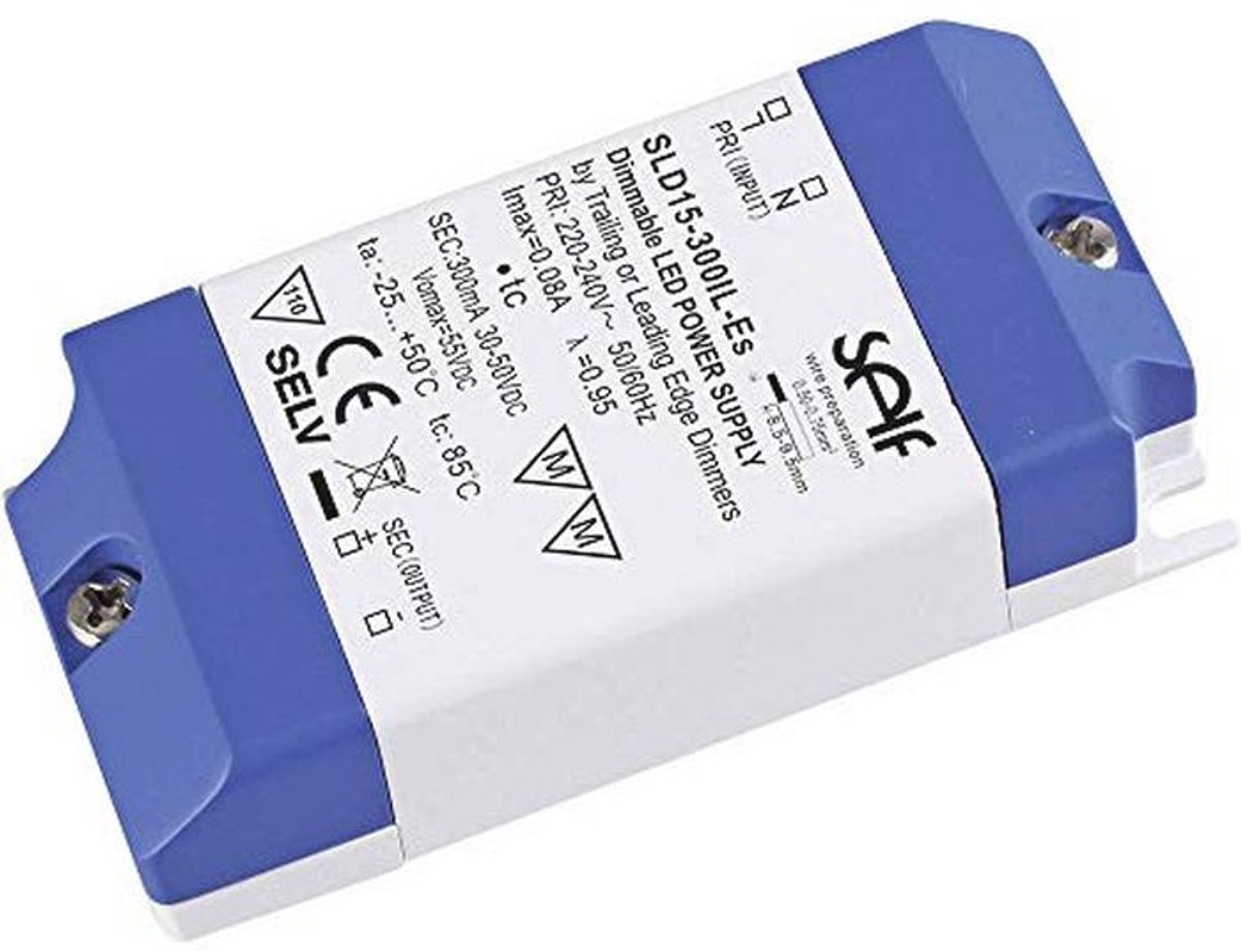 LED-driver 14,4W 300mA Dimbaar 24-48V/DC - Constante Stroom