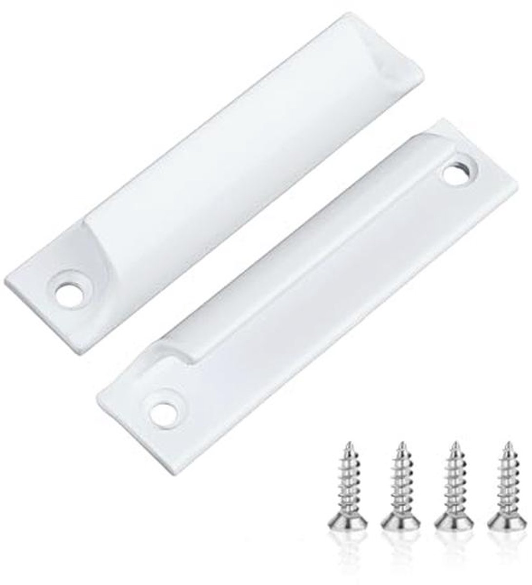 Balkondeurgreep voor buiten - 2 stuks - Aluminiumlegering - Inclusief roestvrijstalen schr