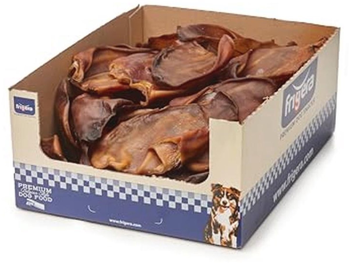 Natuurlijke Varkensoren voor Honden – Gluten- en Graanvrije Kauwsnack, 30 Stuks
