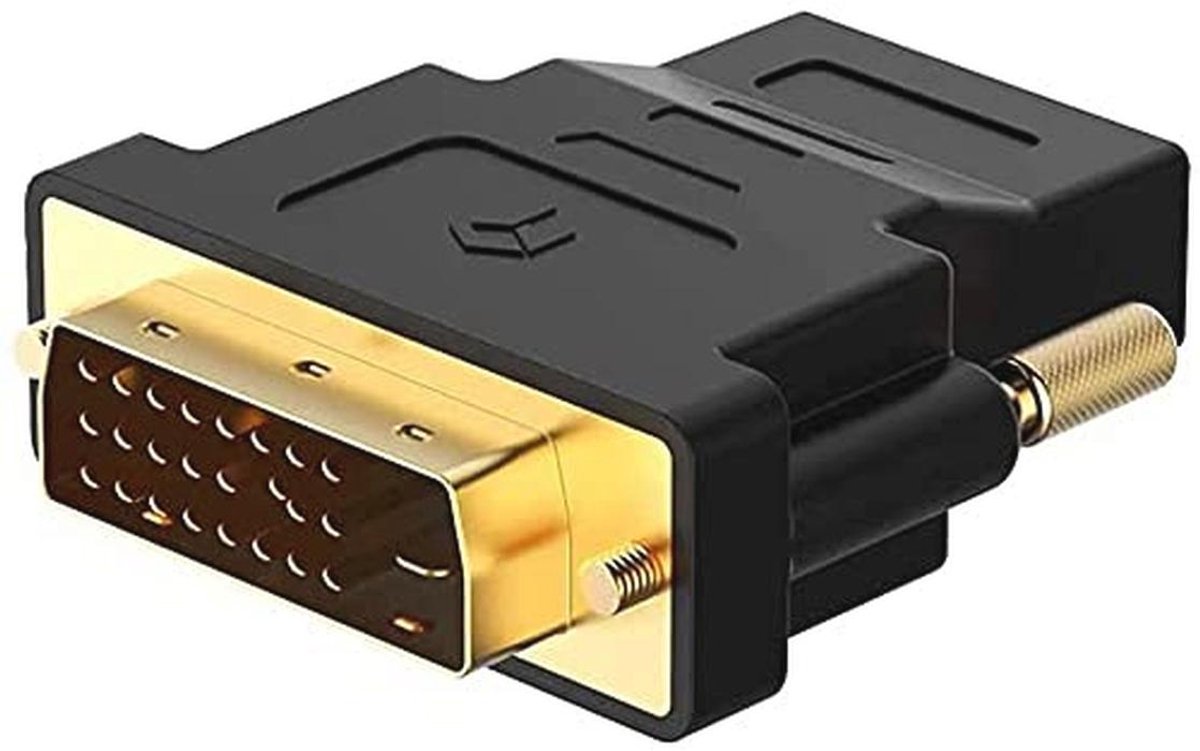 DVI-adapter - Bidirectionele HDMI DVI-D Adapter met Vergulde Aansluitingen
