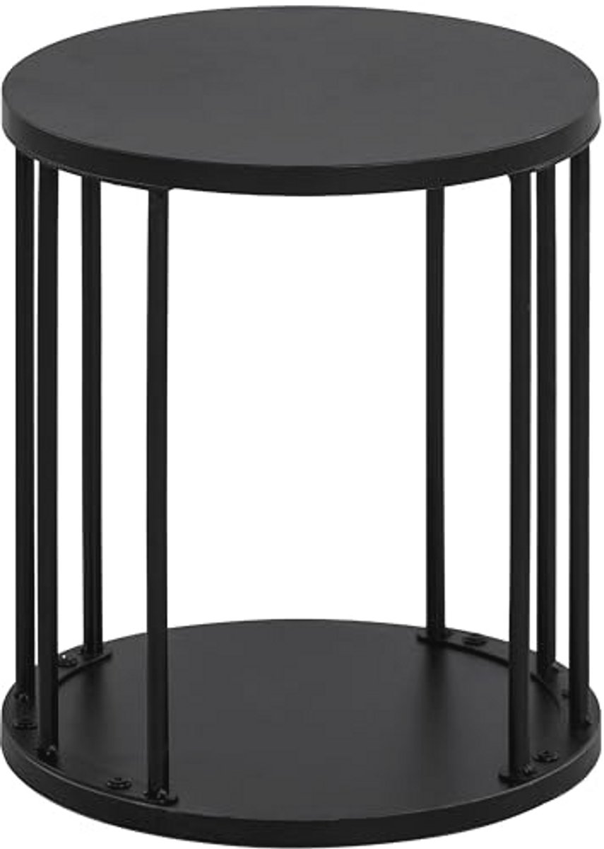 Kleine ronde houten opstapkruk voor kinderen en volwassenen met antislipfunctie
