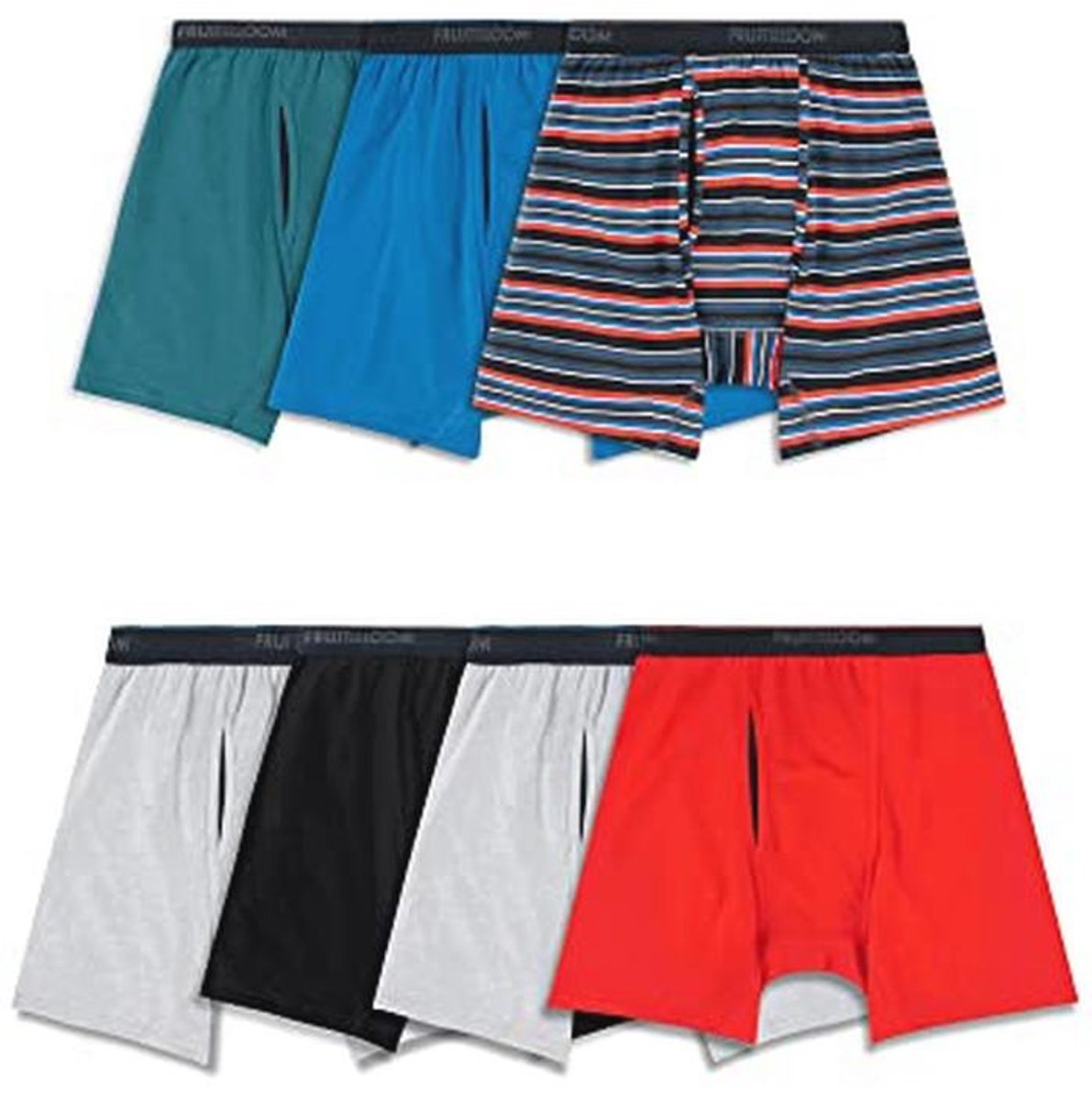 Katoenen Stretch Boxershorts voor heren (7-Pack)