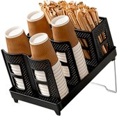 Euqvunn 360° Draaibare Koffiebekerhouder, Bekerhouder voor Toonbank, Mokkenboom met Dikkere Bodem, Koffiekopjesstandaard voor Keuken en koffiebar, Mokjesstandaard met 6 haken – Zwart Euqvunn 360° Draaibare Koffiebekerhouder, Bekerhouder voor Toonbank, Mokkenboom met Dikkere Bodem, Koffiekopjesstandaard voor Keuken en koffiebar, Mokjesstandaard met 6 haken – Zwart