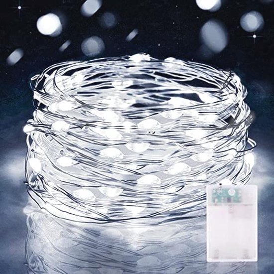 RGB LED Fles Verlichting Met Batterijen - Kurk Met Lampjes In Het Koperdraad  Voor Decoratie En Feestjes 7442142097013