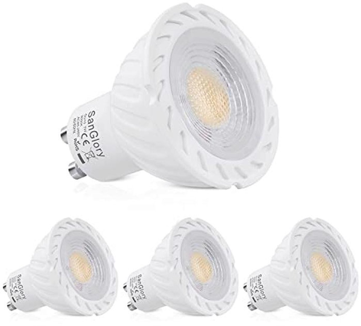 GU10 LED-lamp 7W Warmwit 3000K – Vervangt Halogeenlampen tot 70W – Energiebesparend met 680 Lumen