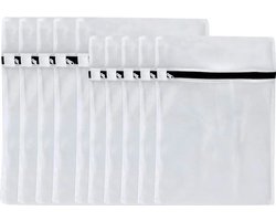 Wasnetten, 10-pack, waszakkenset, waszakken met rits, Geschikt voor het wassen van bh's, ondergoed, sokken, leggings en babykleding (30*40 cm/40*50 cm).