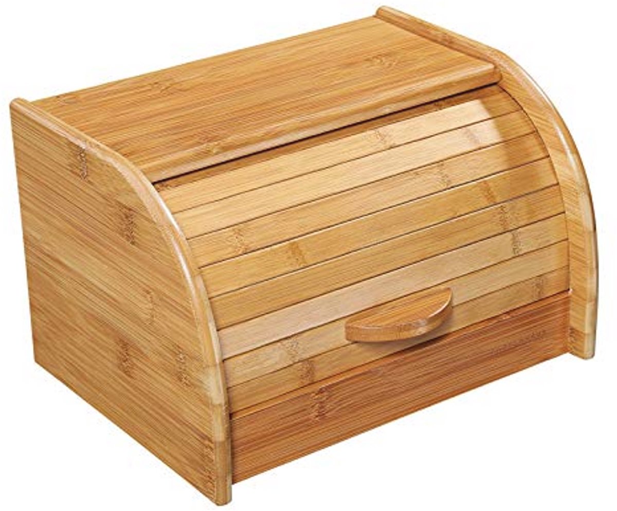 Bamboe Broodtrommel 27 x 20 x 17 cm - Bruin