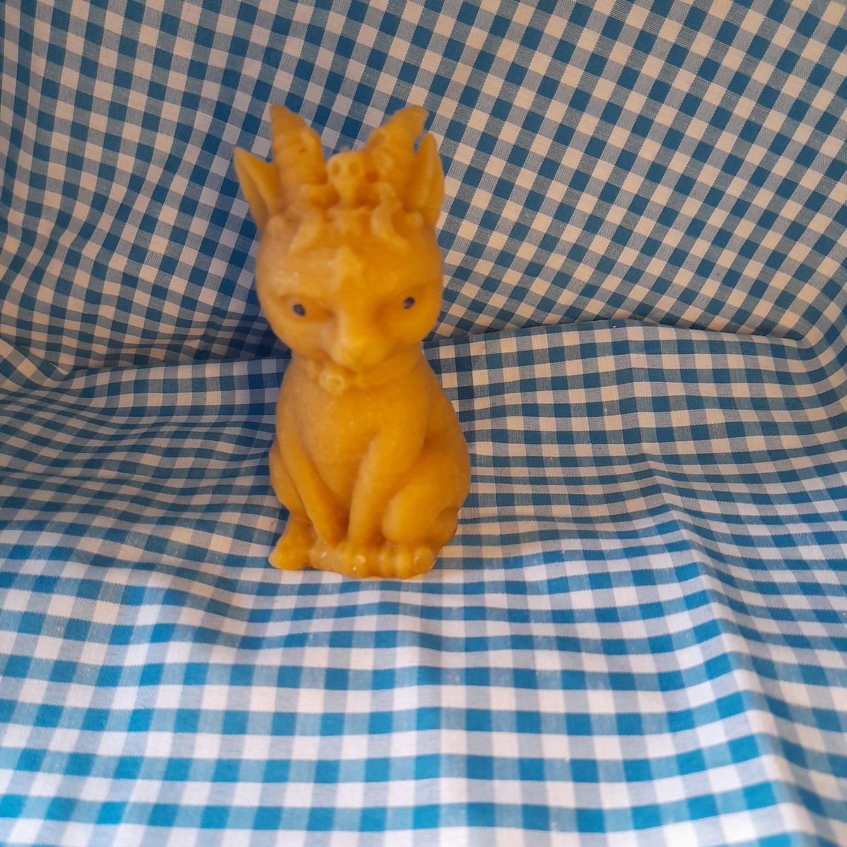 Bijenwas kaars, fantasy cat