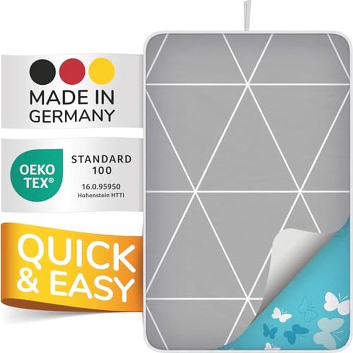 Superzachte Antislip Strijkmat 100x65cm - Hitte- en Vochtbescherming voor Tafel
