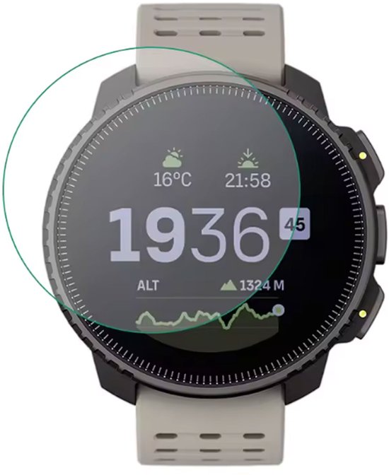 BROTECT Glas Screen Protector voor Suunto Core White Crush